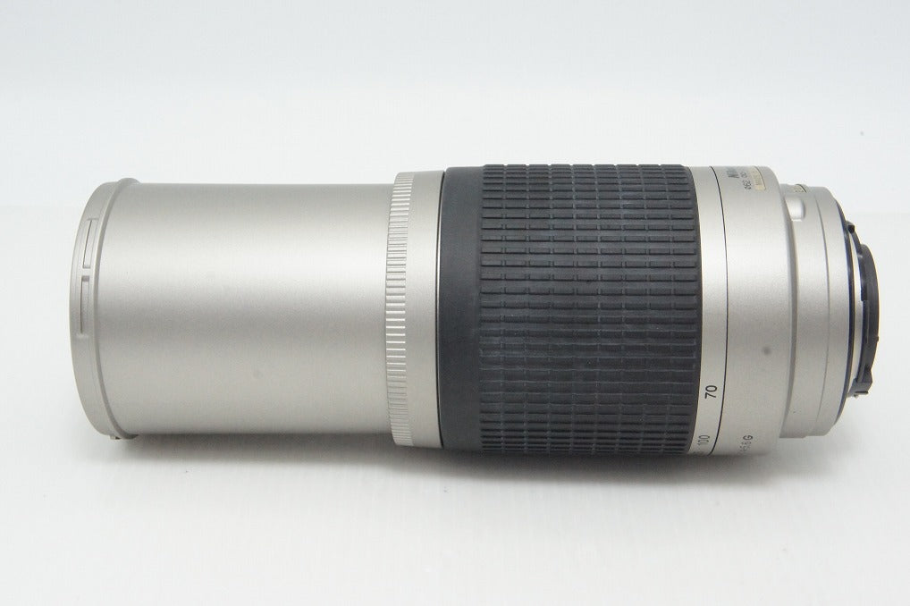 Nikon ニコン AF ZOOM NIKKOR 70-300mm F4-5.6G シルバー ズームレンズ フード付 260424m