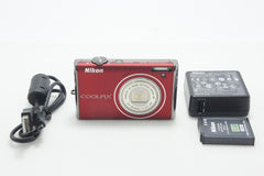 Nikon ニコン COOLPIX S640 コンパクトデジタルカメラ プライムレッド 261016aq