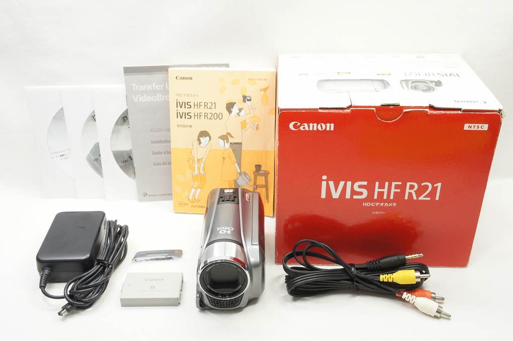 良品 Canon キヤノン iVIS HF R21 デジタルビデオカメラ