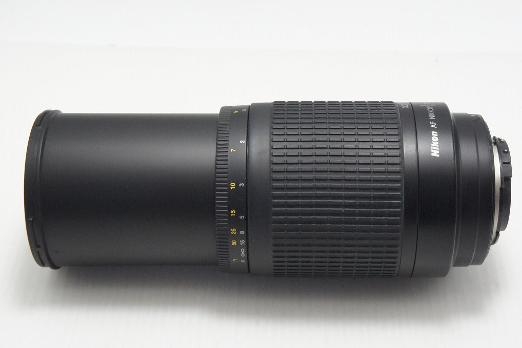 訳あり品 Nikon ニコン AF ZOOM NIKKOR 70-300mm F4-5.6G ズームレンズ ブラック フード付 260804g