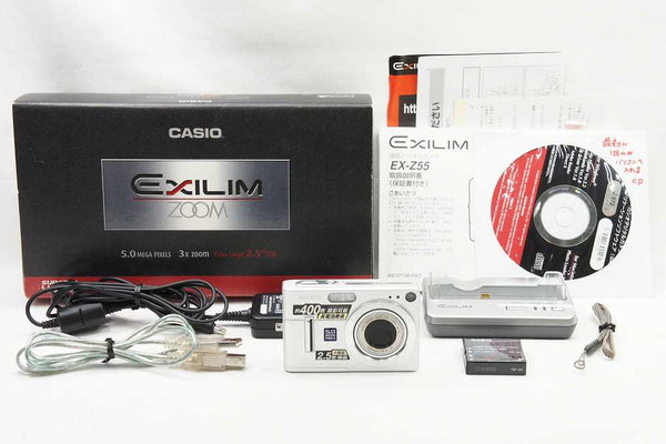 良品 CASIO カシオ EXILIM EX-Z55 コンパクトデジタルカメラ 元箱付 241011u