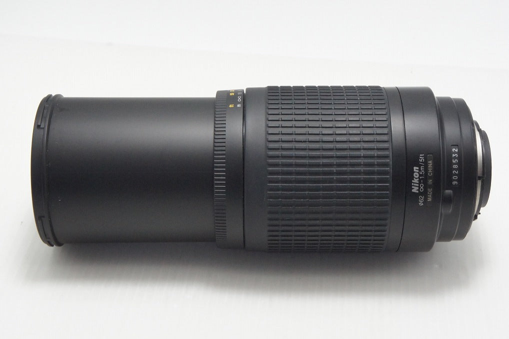 訳あり品 Nikon ニコン AF ZOOM NIKKOR 70-300mm F4-5.6G ズームレンズ ブラック フード付 260804g