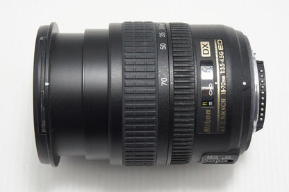 良品 Nikon ニコン AF-S DX ZOOM NIKKOR 18-70mm F3.5-4.5G IF ED APS-C ズームレンズ フード付 260804k