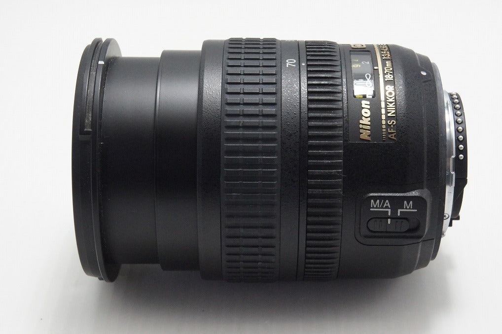 良品 Nikon ニコン AF-S DX ZOOM NIKKOR 18-70mm F3.5-4.5G IF ED APS-C ズームレンズ フード付 260804k