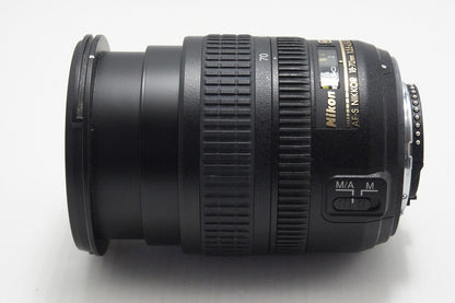 良品 Nikon ニコン AF-S DX ZOOM NIKKOR 18-70mm F3.5-4.5G IF ED APS-C ズームレンズ フード付 260804k