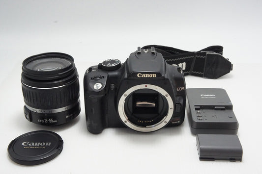 訳あり品 Canon キヤノン EOS Kiss Digital N レンズキット (EF-S 18-55mm II USM) デジタル一眼レフカメラ 260804a