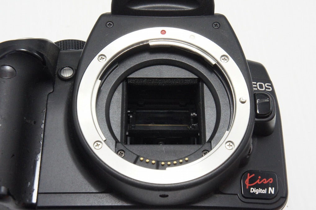 訳あり品 Canon キヤノン EOS Kiss Digital N レンズキット (EF-S 18-55mm II USM) デジタル一眼レフカメラ 260804a