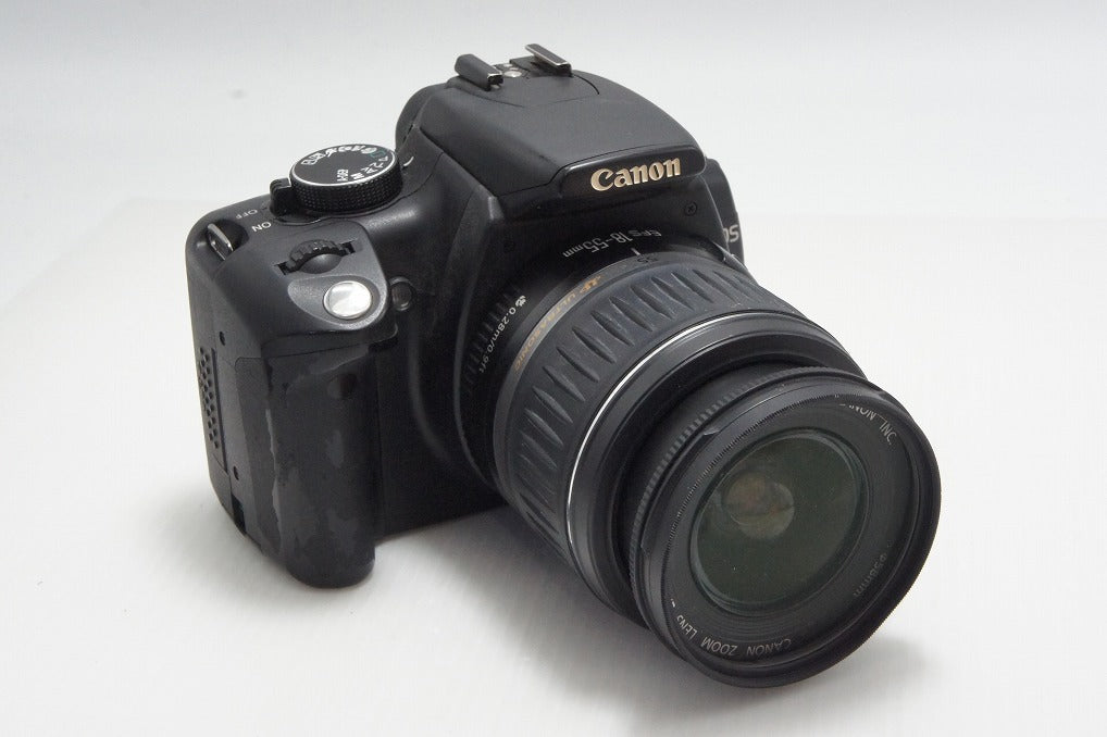 訳あり品 Canon キヤノン EOS Kiss Digital N レンズキット (EF-S 18-55mm II USM) デジタル一眼レフカメラ 260804a