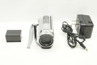 良品  JVC ケンウッド GZ-HM199 デジタルビデオカメラ シルバー 240506b