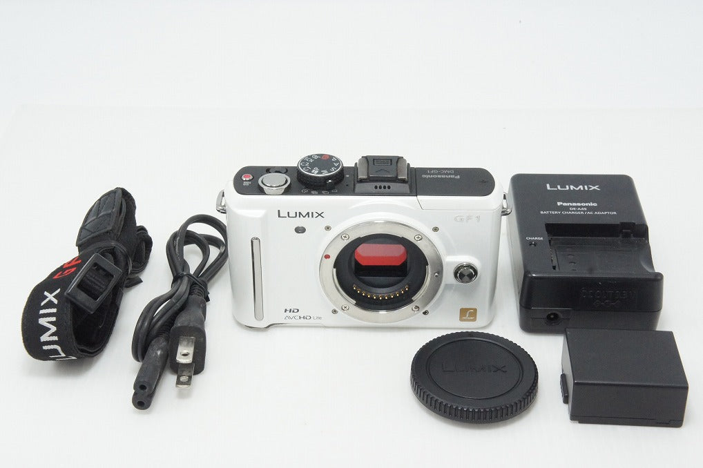 Panasonic パナソニック LUMIX DMC-GF1 ボディ ミラーレス一眼カメラ ホワイト 260425ab
