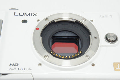 Panasonic パナソニック LUMIX DMC-GF1 ボディ ミラーレス一眼カメラ ホワイト 260425ab