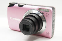 訳あり品 Canon PowerShot A3300 IS コンパクトデジタルカメラ ピンク 241013j