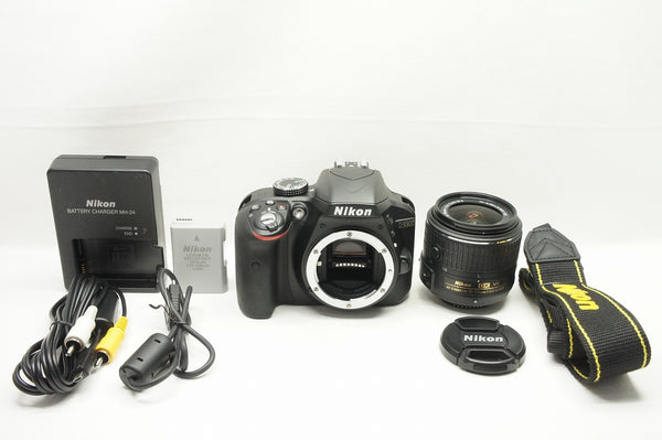 アルプスカメラ】美品 Nikon ニコン D3300 ボディ + AF-S DX 18-55 VR