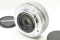 良品 OLYMPUS M.ZUIKO DIGITAL ED 14-42mm F3.5-5.6 EZ マイクロフォーサーズ シルバー 241118o