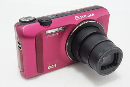 良品 CASIO カシオ HIGH SPEED EXILIM EX-ZR200 コンパクトデジタルカメラ レッド 元箱付 260804p