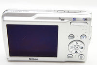 訳あり品 Nikon ニコン COOLPIX S210 コンパクトデジタルカメラ シルバー 元箱付 241013i