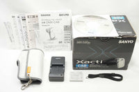 良品 SANYO サンヨー Xacti DMX-CA8 デジタルビデオカメラ ホワイト 元箱付 250714g