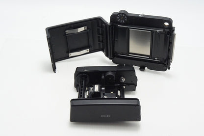 美品 Mamiya マミヤ RZ67 PROFESSIONAL II 645 120 フィルムバック 中判 遮光板 キャップ付 260804u