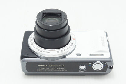 良品 PENTAX ペンタックス Optio VS20 コンパクトデジタルカメラ ブリリアントホワイト 元箱付 260804r