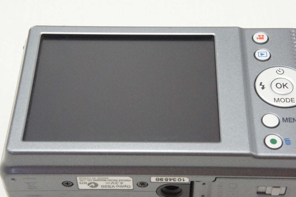 良品 PENTAX ペンタックス Optio VS20 コンパクトデジタルカメラ ブリリアントホワイト 元箱付 260804r