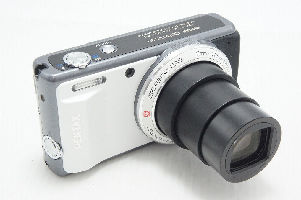 良品 PENTAX ペンタックス Optio VS20 コンパクトデジタルカメラ ブリリアントホワイト 元箱付 260804r