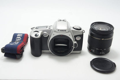 Canon キヤノン EOS Kiss Film ボディ + EF 28-80mm F3.5-5.6 IV USM レンズキット フィルム一眼レフカメラ シルバー 261019e