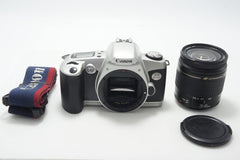 Canon キヤノン EOS Kiss Film ボディ + EF 28-80mm F3.5-5.6 IV USM レンズキット フィルム一眼レフカメラ シルバー 261019e