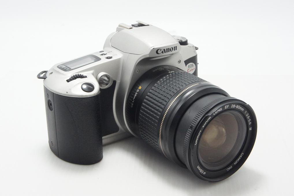 Canon キヤノン EOS Kiss Film ボディ + EF 28-80mm F3.5-5.6 IV USM レンズキット フィルム一眼レフカメラ シルバー 261019e