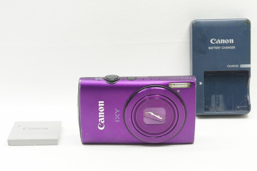 訳あり品 Canon キヤノン IXY 600F コンパクトデジタルカメラ パープル 250717p