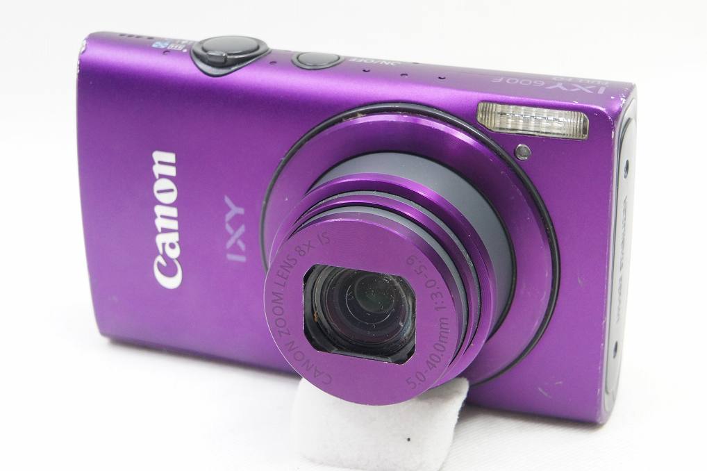 訳あり品 Canon キヤノン IXY 600F コンパクトデジタルカメラ パープル 250717p