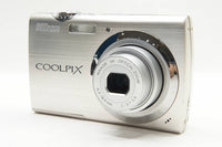 良品 Nikon ニコン COOLPIX S230 コンパクトデジタルカメラ シルバー 241013h