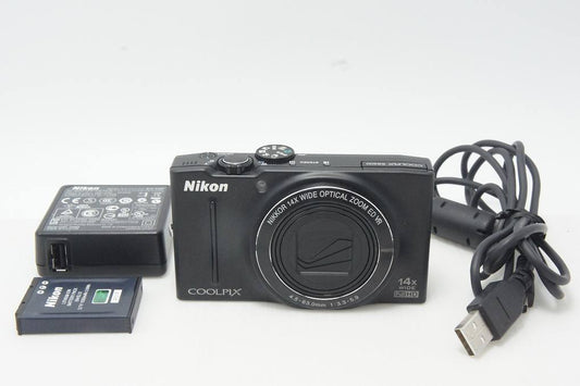 Nikon ニコン COOLPIX S8200 コンパクトデジタルカメラ ノーブルブラック 261016h