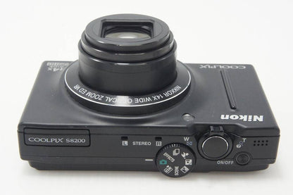 Nikon ニコン COOLPIX S8200 コンパクトデジタルカメラ ノーブルブラック 261016h