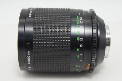 MINOLTA ミノルタ RF ROKKOR 500mm F8 MF レンズ 260428y