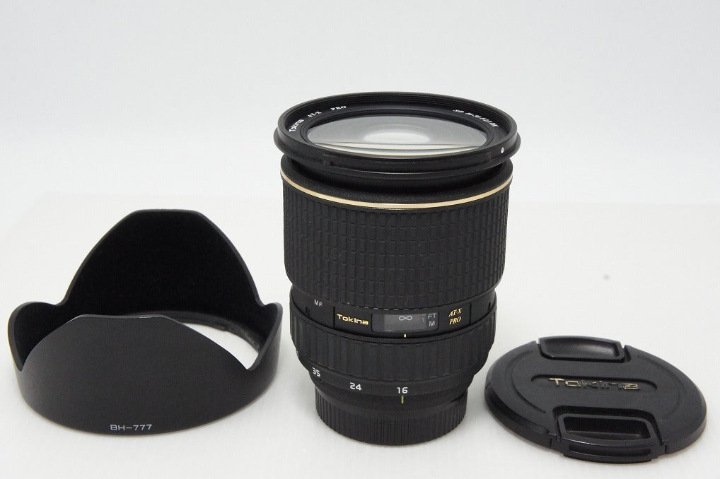Good condition Tokina AT-X PRO DX 16-50mm F2.8 IF ASPHERICAL Nikon F-mount Zoom Lens with Hood 260428z