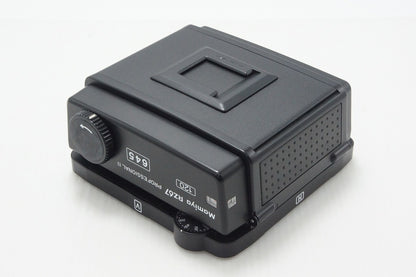 美品 Mamiya マミヤ RZ67 PROFESSIONAL II 645 120 フィルムバック 中判 ケース 遮光板 キャップ付 260804y