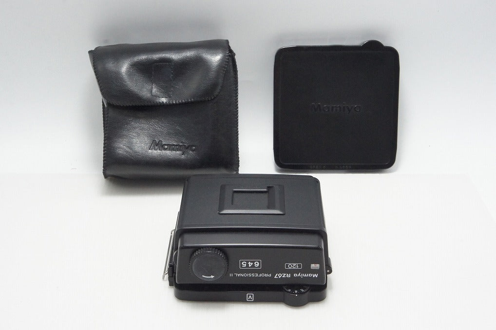 美品 Mamiya マミヤ RZ67 PROFESSIONAL II 645 120 中判 フィルムバック ケース 遮光板 キャップ付 260804w