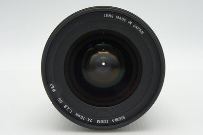 良品 SIGMA シグマ 24-70mm F2.8 D EX DG MACRO Nikon ニコン Fマウント フルサイズ ズームレンズ フード付 260116m