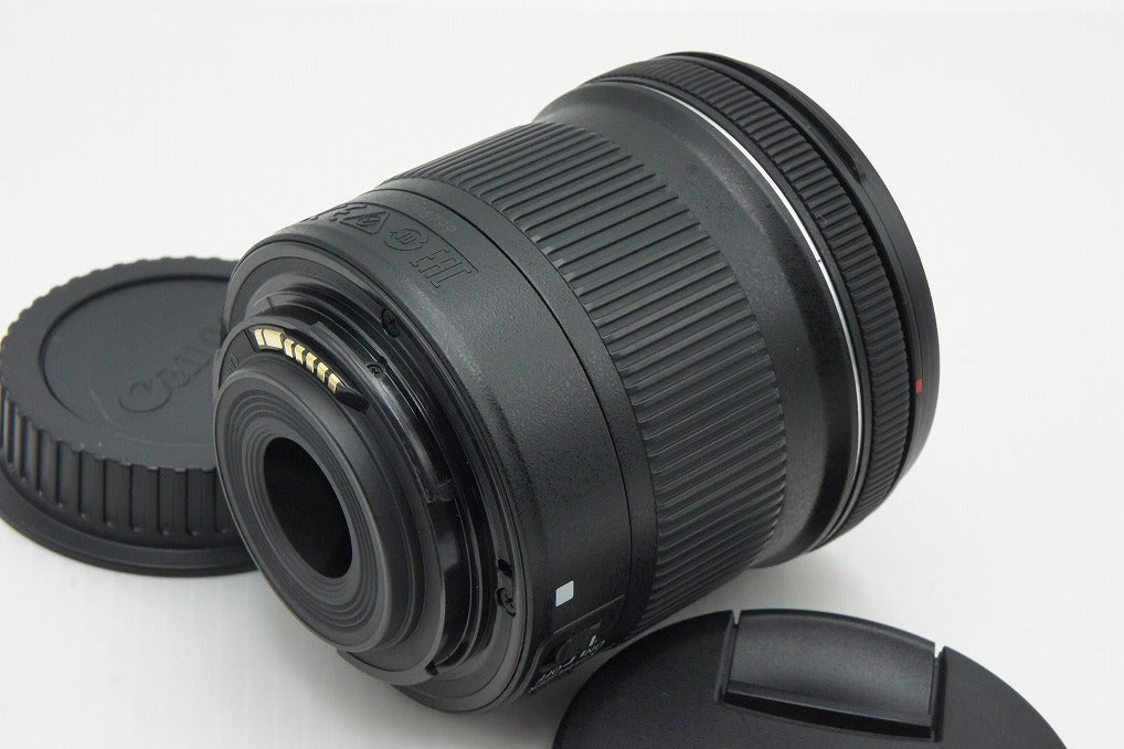 良品 Canon キヤノン EF-S 10-18mm F4.5-5.6 IS STM ズームレンズ APS-C フード付 260116k