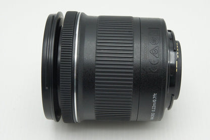 良品 Canon キヤノン EF-S 10-18mm F4.5-5.6 IS STM ズームレンズ APS-C フード付 260116k
