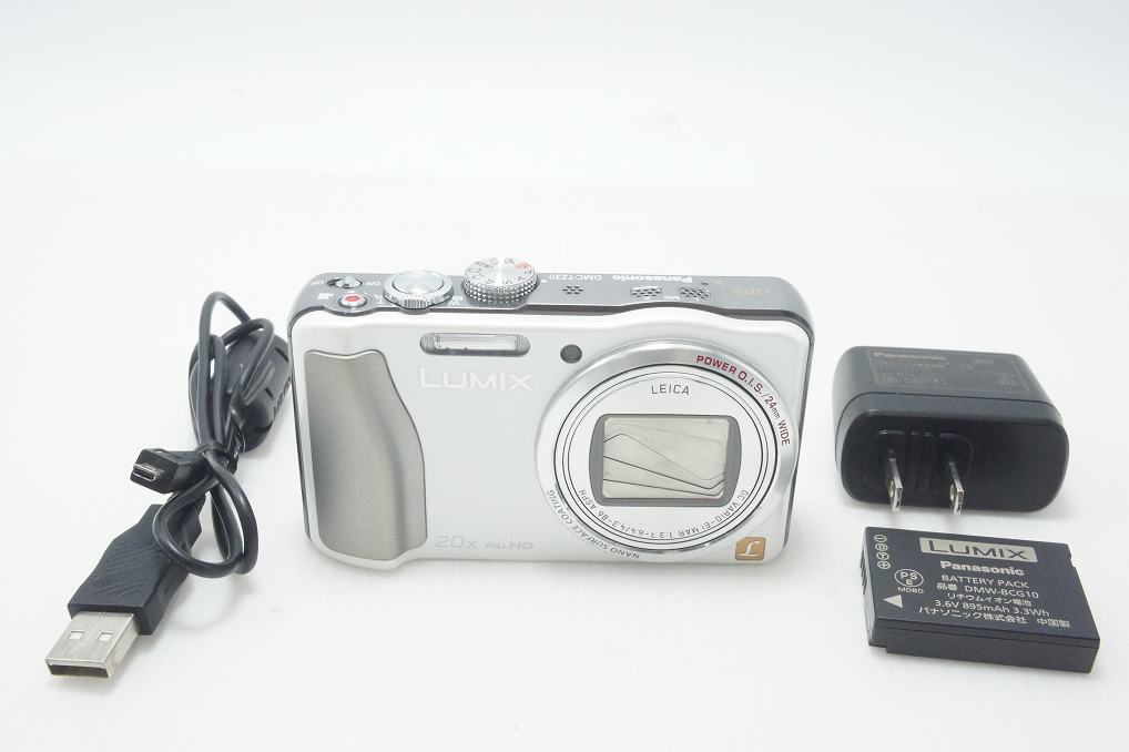 Panasonic パナソニック LUMIX DMC TZ30 コンパクトデジタルカメラ ホワイト 261020a