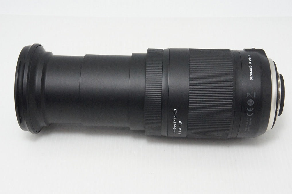 Excellent condition TAMRON 18-400mm F3.5-6.3 Di II VC HLD B028 Nikon F-mount APS-C with hood 260425v