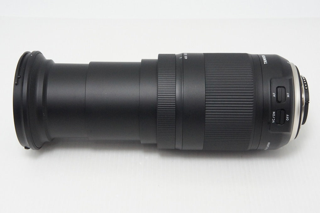 Excellent condition TAMRON 18-400mm F3.5-6.3 Di II VC HLD B028 Nikon F-mount APS-C with hood 260425v