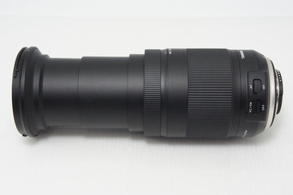 Excellent condition TAMRON 18-400mm F3.5-6.3 Di II VC HLD B028 Nikon F-mount APS-C with hood 260425v