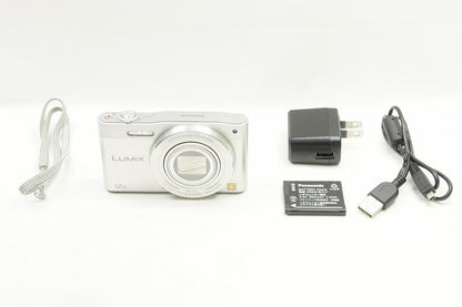 Panasonic パナソニック LUMIX DMC-SZ8 コンパクトデジタルカメラ シルバー 250505c