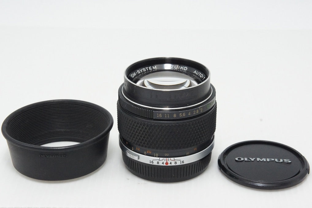 OLYMPUS オリンパス OM-SYSTEM F.ZUIKO AUTO-T 85mm F2 MF 単焦点レンズ フード付 260428ag