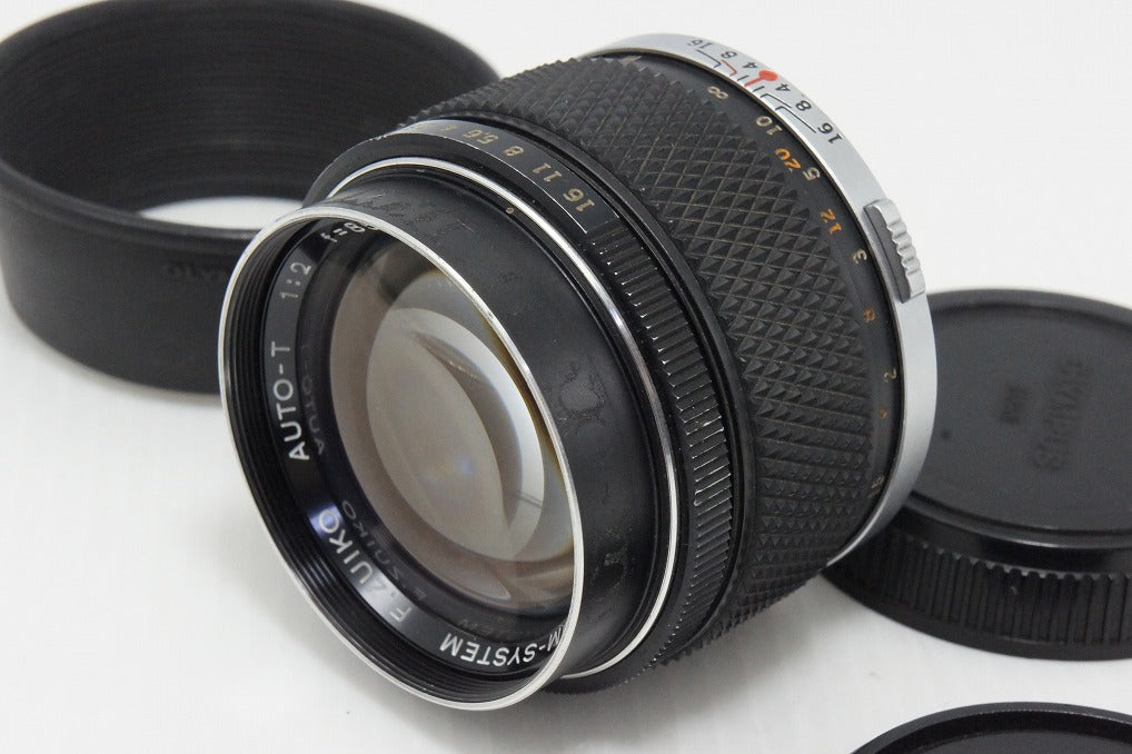 OLYMPUS オリンパス OM-SYSTEM F.ZUIKO AUTO-T 85mm F2 MF 単焦点レンズ フード付 260428ag