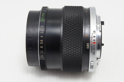 OLYMPUS オリンパス OM-SYSTEM F.ZUIKO AUTO-T 85mm F2 MF 単焦点レンズ フード付 260428ag