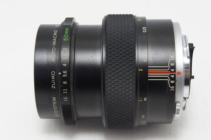 OLYMPUS オリンパス OM-SYSTEM ZUIKO AUTO-MACRO 50mm F2 MF 単焦点レンズ 260428af
