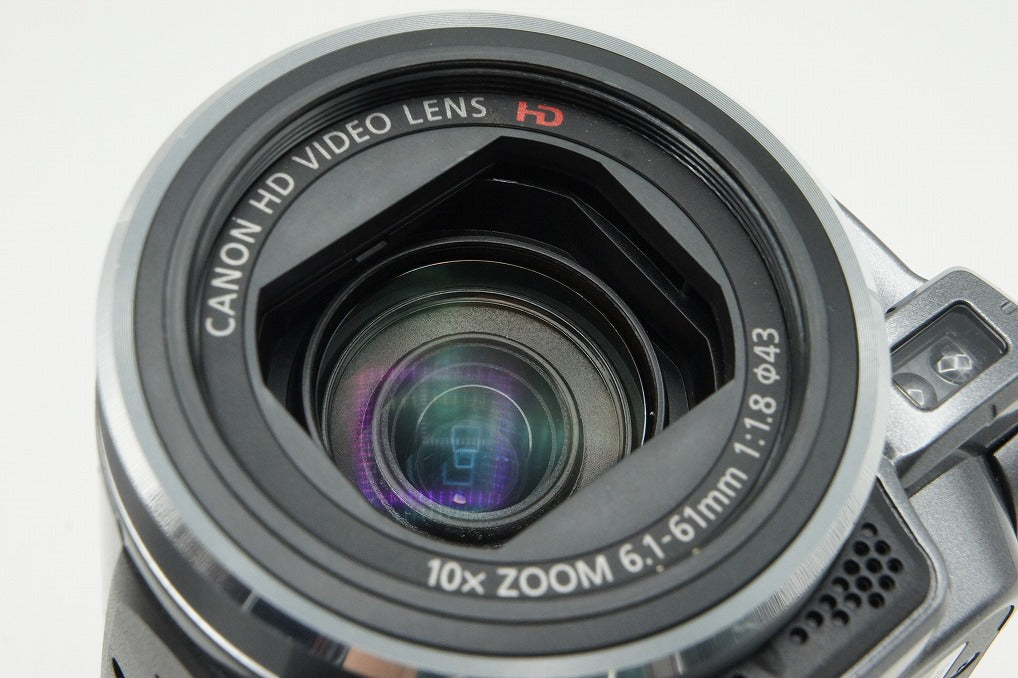 美品 Canon キヤノン iVIS HF M41 デジタルビデオカメラ シルバー 260116h